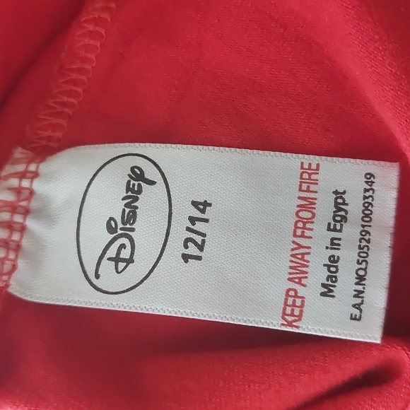 "Disney" tank top, size M (12/14)red  color - Picture 6 of 7